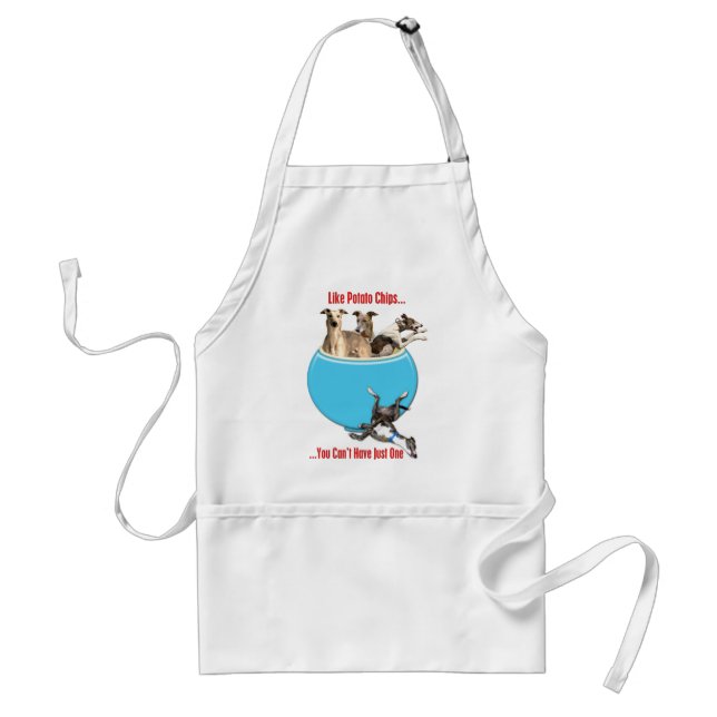 Greyhounds Like Potato Chips Standard Apron (Front)
