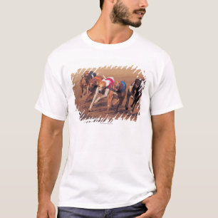 Greyhounds racing on track T-Shirt