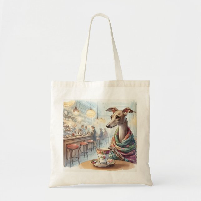 Greyhound's Tea Time tote bag (Front)