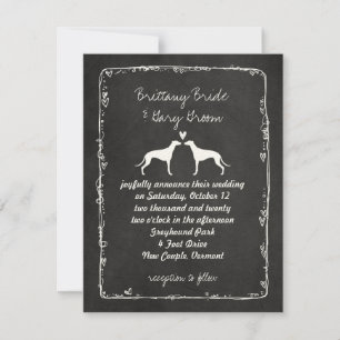 Greyhounds Wedding Announcement