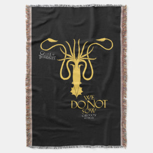Greyjoy Sigil - We Do Not Sow Throw Blanket