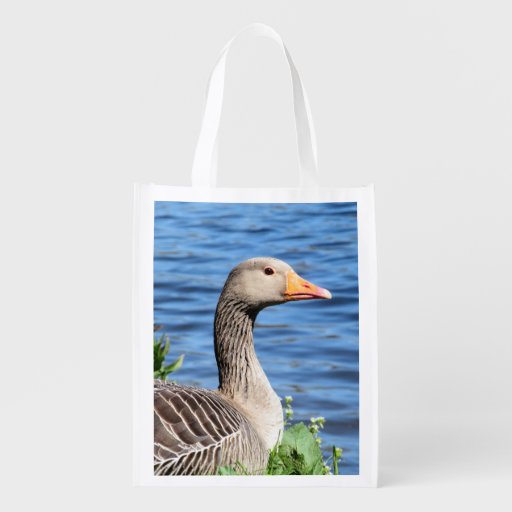 Image of Greylag Goose Reusable Grocery Bag