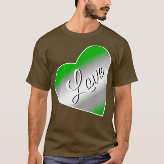 Greyromantic Love Flag T-Shirt