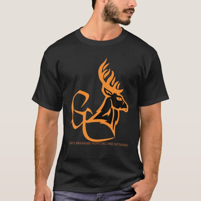 Grey's Arkansas Hunting And Outdoors Logo T-Shirt (Front)
