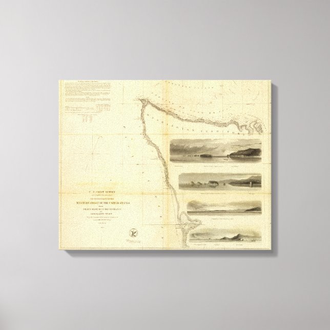 Grey's Harbour Admiralty Inlet Canvas Print (Front)