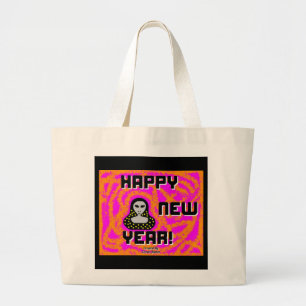Greys New Year Wishes Jumbo Tote