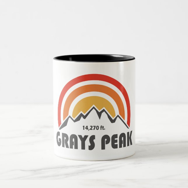 Greys Peak Two-Tone Coffee Mug (Center)