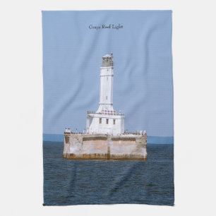 Greys Reef Light kitchen towel