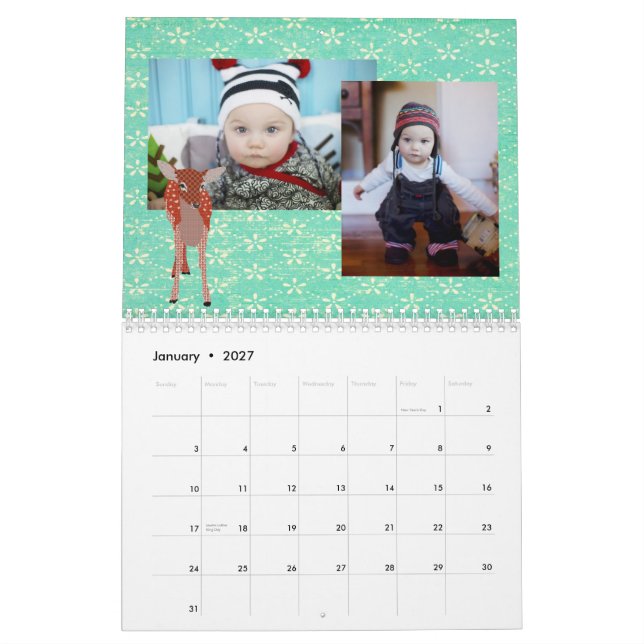 Grey's Zoo 2012 Calendar (Jan 2027)