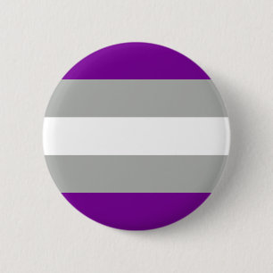 Greysexual Pride Flag LGBT Pride 6 Cm Round Badge