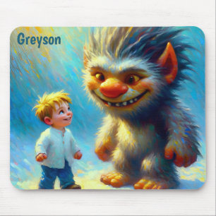 GREYSON ~ Halloween Monster ~ Mouse Mat