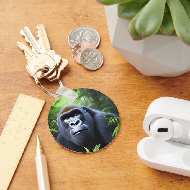 Greyson The Male Gorilla, Keyring (Desk)