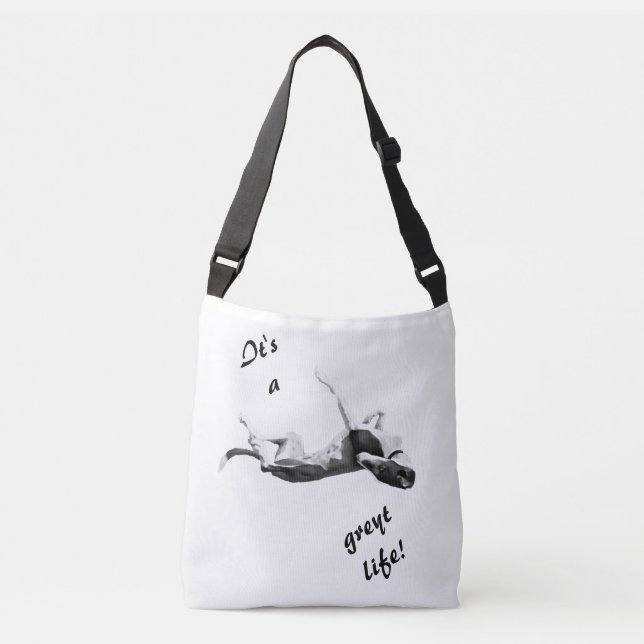 Greyt Life Greyhound Cross Body Bag (Front)