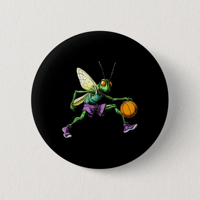 Grhopper Sketll Player Grhopper  6 Cm Round Badge (Front)