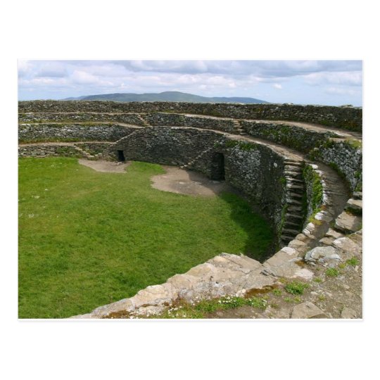 Griahan of Aileach stone fort Postcard