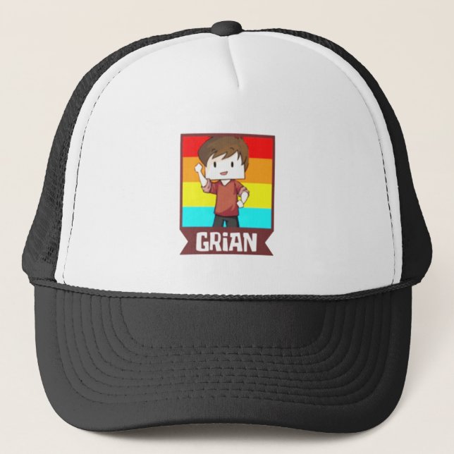Grian Rainbow Trucker Hat (Front)