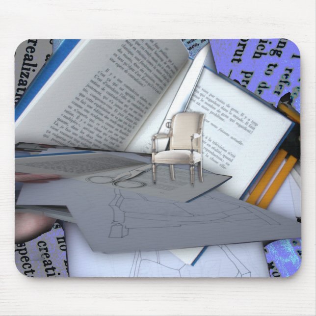 Gribrouillages Mouse Mat (Front)