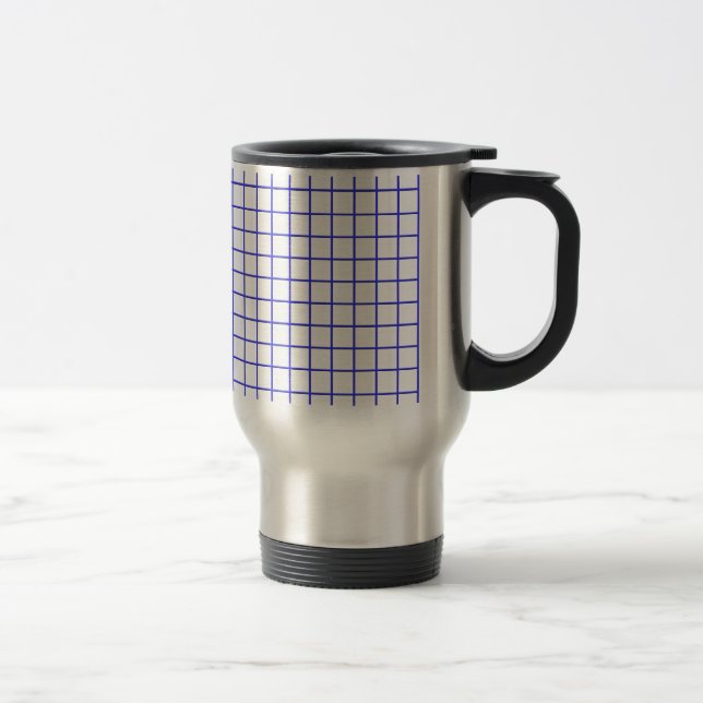 grid blue travel mug (Right)