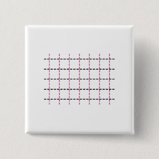 Grid-canvas for creative expression 15 cm square badge