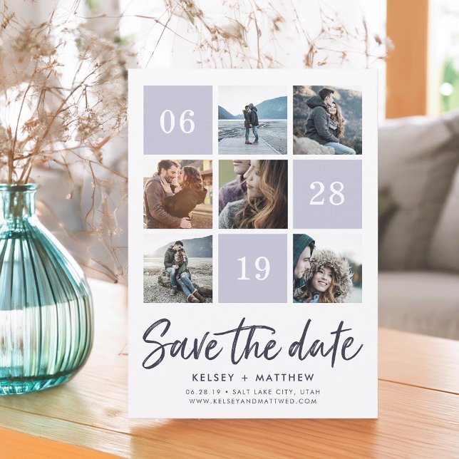 Grid Collage | Photo Save the Date (Creator Uploaded)