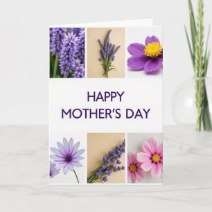 Grid Floral Celebration Card