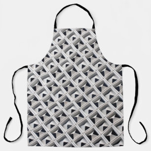 Grid grey board illustration apron