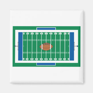 grid iron football field graphic magnet