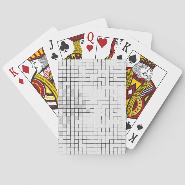 Grid Locked Playing Cards (Back)