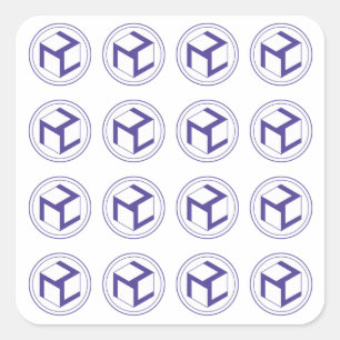 Grid of  Antahkaranas  -Antahkarana square -female Sticker