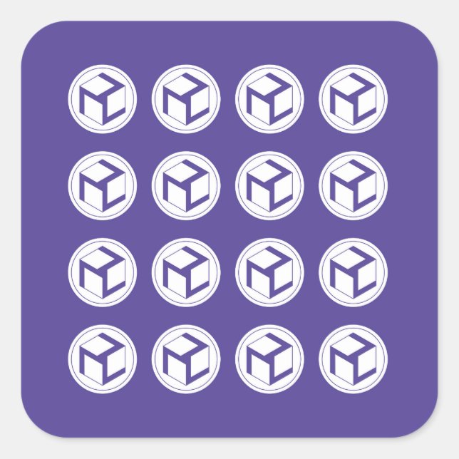 Grid of  Antahkaranas  -Antahkarana square -Female Sticker (Front)