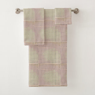 Grid Pattern from a Chair Bath Towel Set