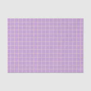 Grid Pink and Lavender Tissue Paper