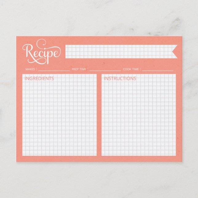 Grid Recipe Card (Front)