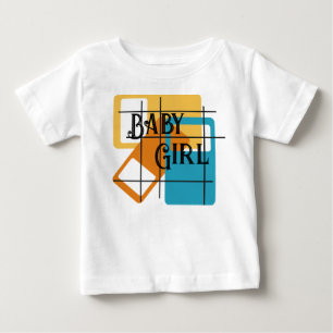 Grid Rectangles  Baby T-Shirt