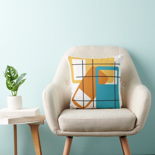 Grid Rectangles  Cushion (Chair)