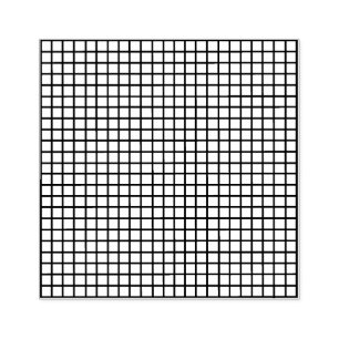 Grid Rubber Stamp