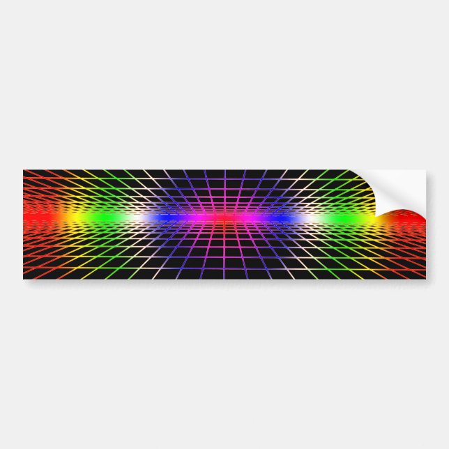 Grid To Eternity Bumper Sticker (Front)