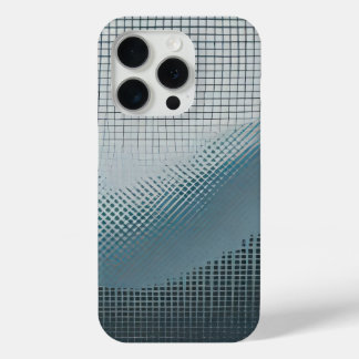 Grid with peaks and valleys iPhone 15 pro case