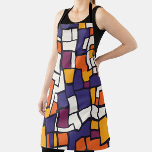 Gridlock Dream abstract Apron