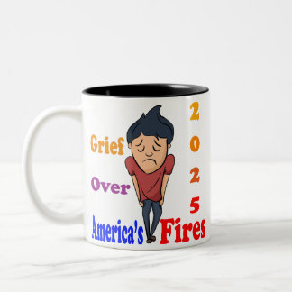 Grief Over America’s Fires Two-Tone Coffee Mug
