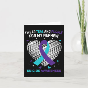 Grieving Gifts Loss Of Nephew Suicide Awareness Pr Card