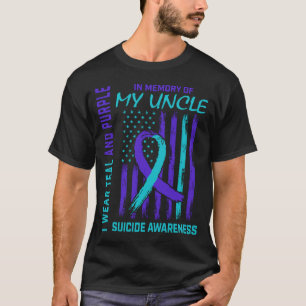 Grieving Gifts Loss Of Uncle Awareness Aamerican T-Shirt