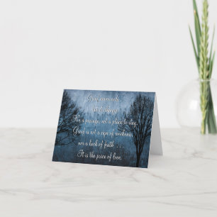 Grieving Loss of a Loved One Greeting Card