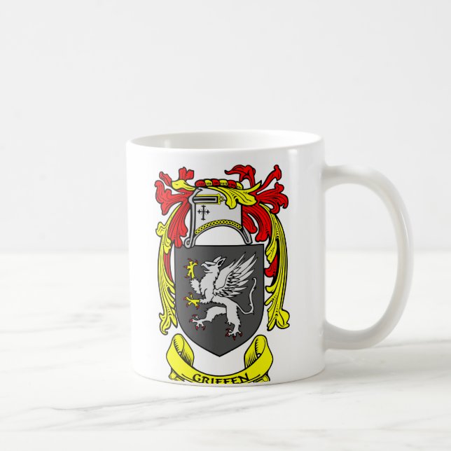 GRIFFEN Coat of Arms Coffee Mug (Right)