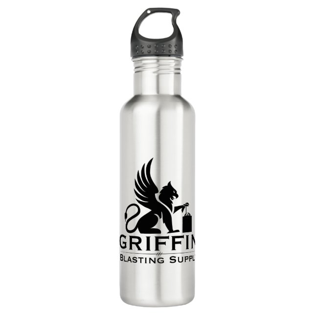 Griffin Blasting Supply Stainless Water Bottle (Front)