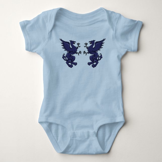 Griffin Crest Baby Bodysuit (Front)
