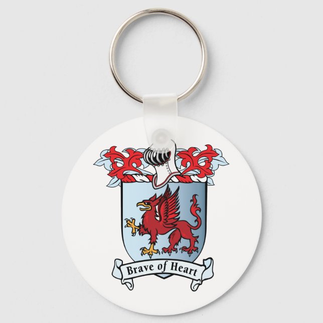 Griffin Crest Key Ring (Front)