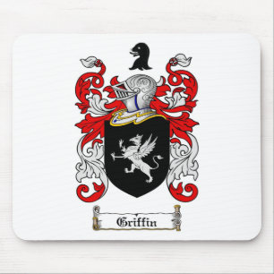 GRIFFIN FAMILY CREST -  GRIFFIN COAT OF ARMS MOUSE MAT