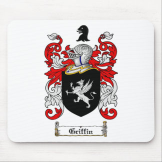 GRIFFIN FAMILY CREST -  GRIFFIN COAT OF ARMS MOUSE MAT