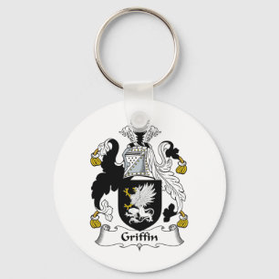 Griffin Family Crest Key Ring